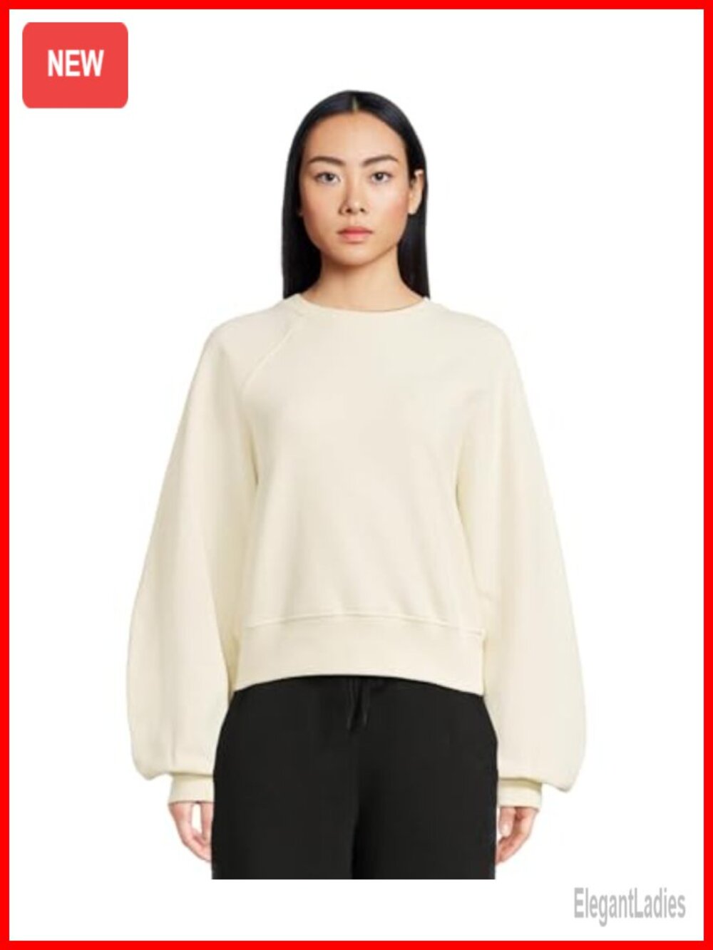 AllSaints Dani Haven Sweat Crew Neck Pullover Sweatshirt